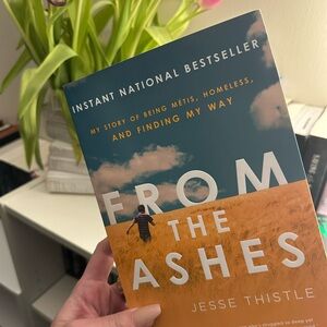 From the Ashes by Jesse Thistle - Blue and Orange Cover